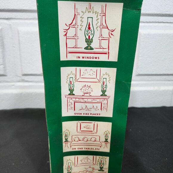 Vintage Beacon Electric Flickering Flame Hurricane Lamp - Picture 10 of 10